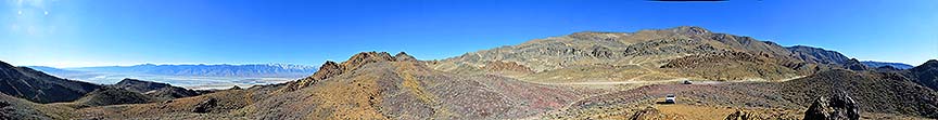 360-degree panorama of the Inyo Mountains and Owens Valley, November 16, 2014